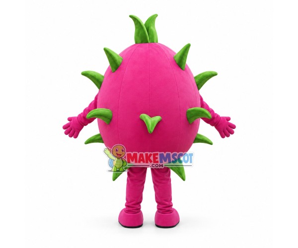 Dragon Fruit Mascot Costume Dragon Fruit Mascot Costume
