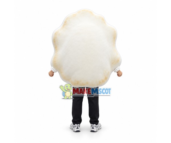 Big Fried Egg Mascot Costume Big Fried Egg Mascot Costume