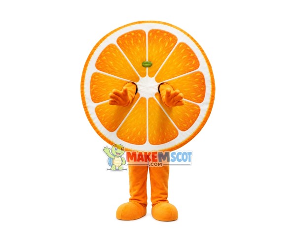 Juicy Orange Mascot Costume Juicy Orange Mascot Costume