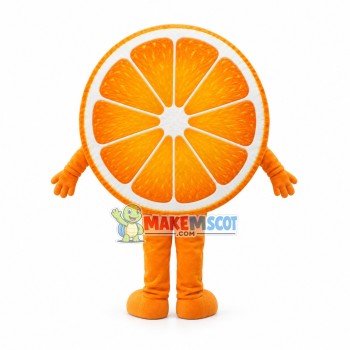 Juicy Orange Mascot Costume Juicy Orange Mascot Costume