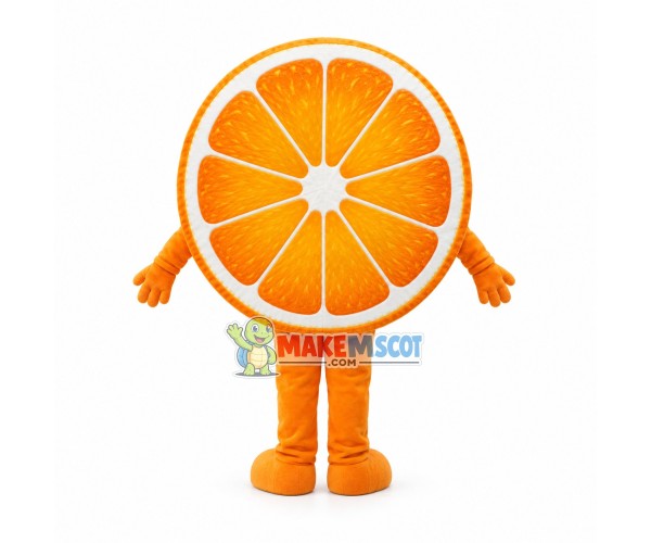 Juicy Orange Mascot Costume Juicy Orange Mascot Costume