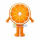Juicy Orange Mascot Costume Juicy Orange Mascot Costume