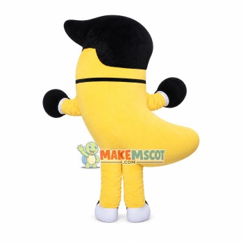 Power Cashew Mascot Costume Power Cashew Mascot Costume