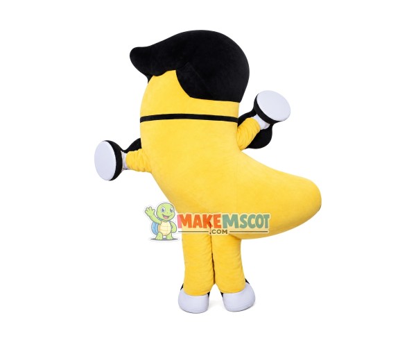 Power Cashew Mascot Costume Power Cashew Mascot Costume