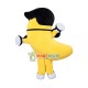 Power Cashew Mascot Costume Power Cashew Mascot Costume