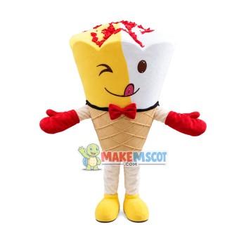 Sundae Ice Cream Mascot Costume Sundae Ice Cream Mascot Costume