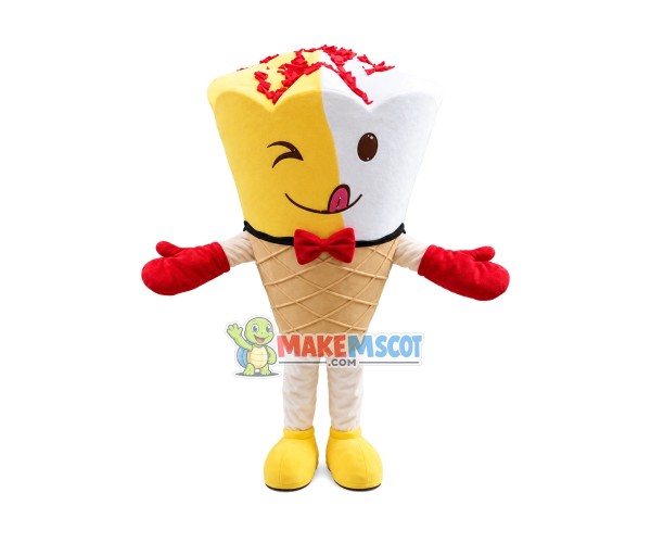 Sundae Ice Cream Mascot Costume Sundae Ice Cream Mascot Costume