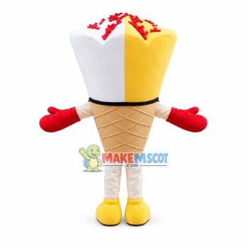 Sundae Ice Cream Mascot Costume