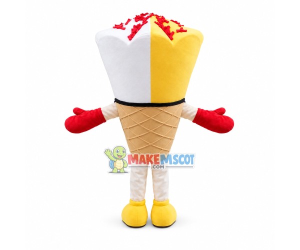 Sundae Ice Cream Mascot Costume Sundae Ice Cream Mascot Costume