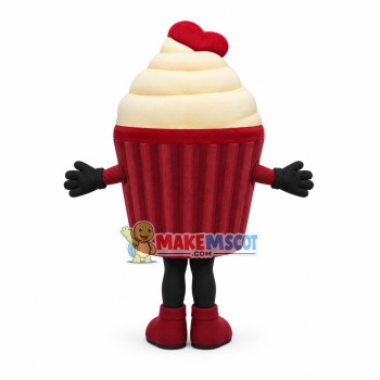 Girl Ice Cream Mascot Costume Girl Ice Cream Mascot Costume