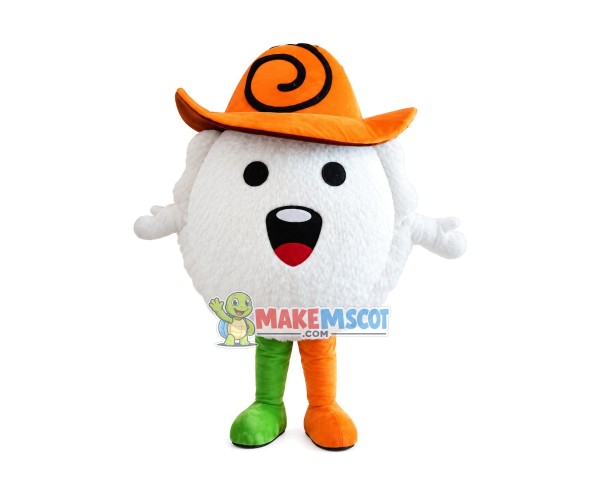 Chinese Dumpling Food Mascot Costume Chinese Dumpling Food Mascot Costume