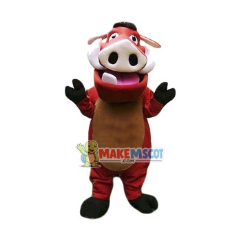Pumbaa Hog Mascot Costume Pumbaa Hog Mascot Costume