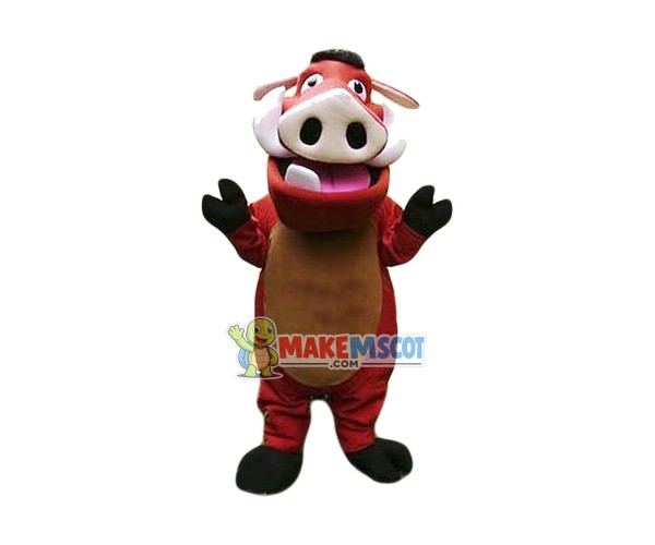 Pumbaa Hog Mascot Costume Pumbaa Hog Mascot Costume