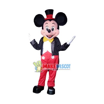 Mouse Clubhouse Deluxe Mickey Mouse Mascot Costume Mouse Clubhouse Deluxe Mickey Mouse Mascot Costume