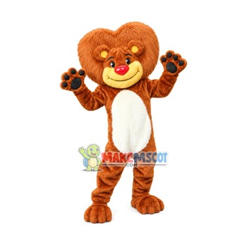 Goliath The Lion Mascot Costume Goliath The Lion Mascot Costume