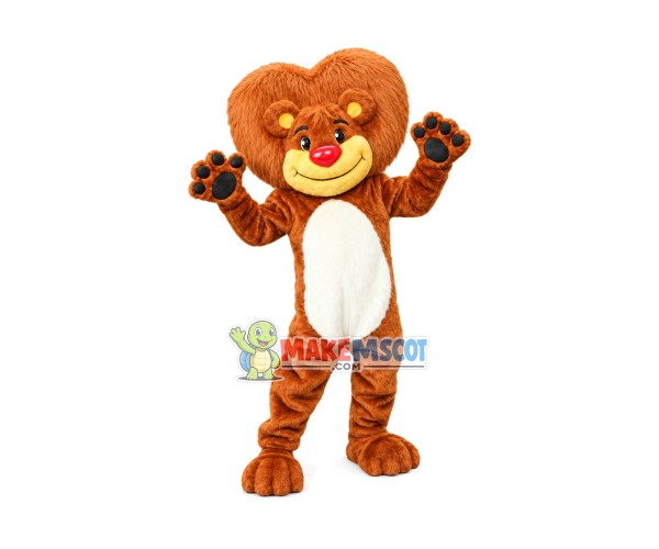 Goliath The Lion Mascot Costume Goliath The Lion Mascot Costume