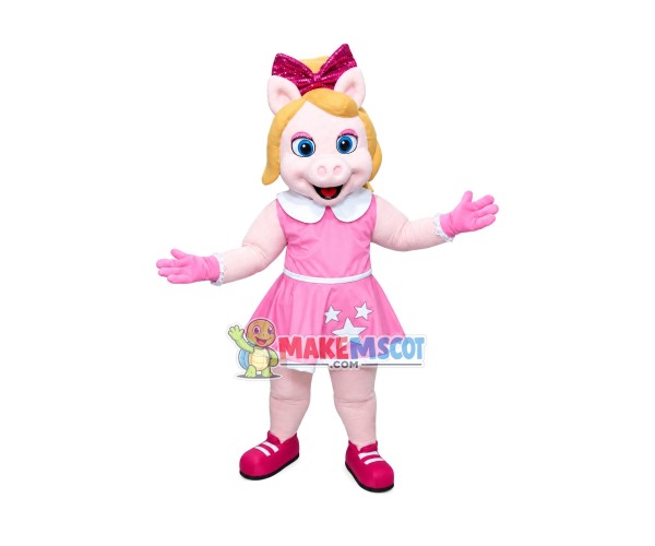 The Muppets Show Baby Miss Piggy Mascot Costume The Muppets Show Baby Miss Piggy Mascot Costume
