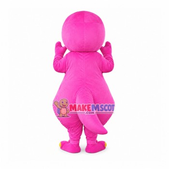 Deluxe Adult Size Barney Mascot Costume for Birthday Party Cartoon Character Mascot Costumes