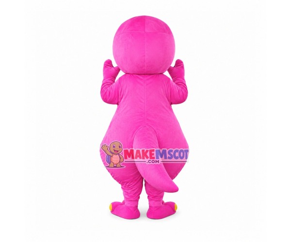 Deluxe Adult Size Barney Mascot Costume for Birthday Party Cartoon Character Mascot Costumes