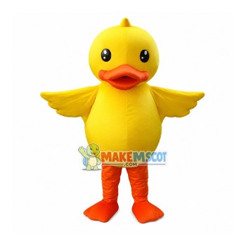 Yellow Duck Mascot Costume Duck Costume Adult Halloween Fancy Dress