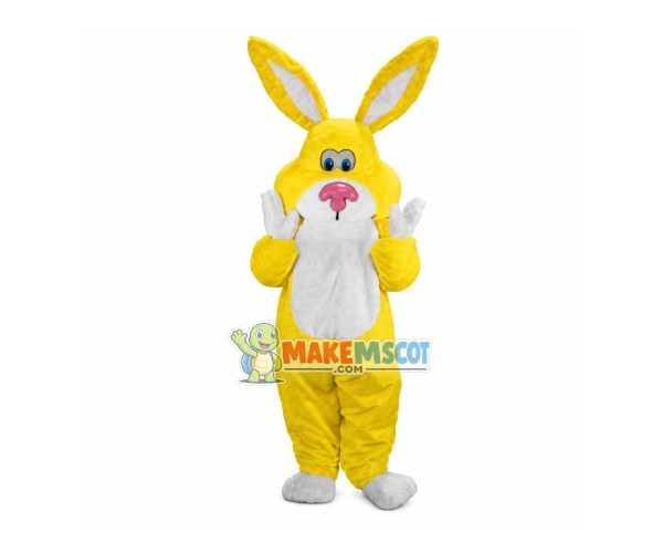 Yellow Rabbit Bunny Mascot Costume Bunny Costume Yellow Rabbit Bunny Mascot Costume Bunny Costume
