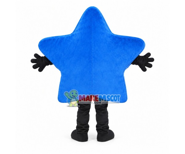 Blue Five Star Mascot Costume Blue Star Costume for Adult Blue Five Star Mascot Costume Blue Star Costume for Adult