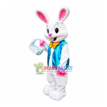 Easter Rabbit Mascot Costume Cartoon Rabbit Costume (US IN STOCK)