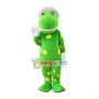 Green Dinosaur Cartoon Mascot Costume