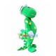 Green Dinosaur Cartoon Mascot Costume
