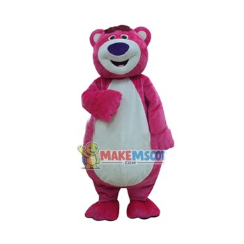 Toy Story Lots-O'-Huggin' Bear Lotso Mascot Costume Toy Story Lots-O'-Huggin' Bear Lotso Mascot Costume