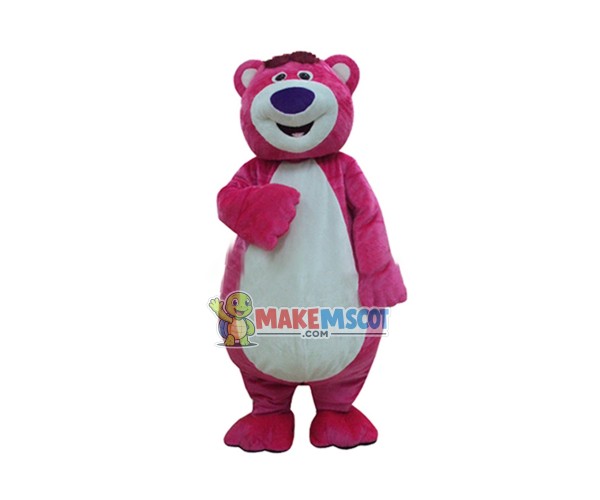 Toy Story Lots-O'-Huggin' Bear Lotso Mascot Costume Toy Story Lots-O'-Huggin' Bear Lotso Mascot Costume