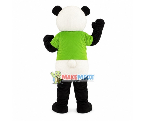 New Green Panda Mascot Costume Fancy Dress Adult Size for Halloween New Green Panda Mascot Costume Fancy Dress Adult Size for Halloween
