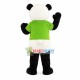 New Green Panda Mascot Costume Fancy Dress Adult Size for Halloween New Green Panda Mascot Costume Fancy Dress Adult Size for Halloween