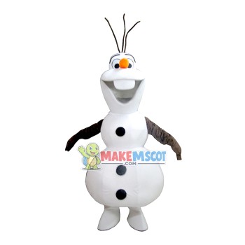 Smiling Olaf Mascot Costume Cartton Mascot Costume