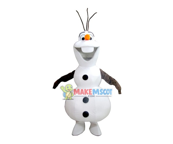 Smiling Olaf Mascot Costume Cartton Mascot Costume