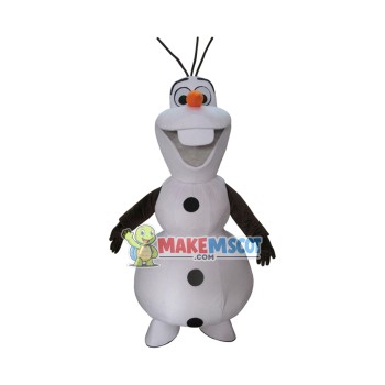 Smiling Olaf Mascot Costume Cartton Mascot Costume