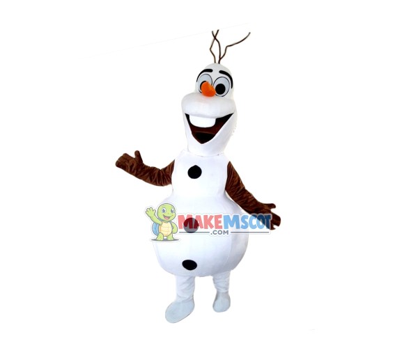 Smiling Olaf Mascot Costume Cartton Mascot Costume