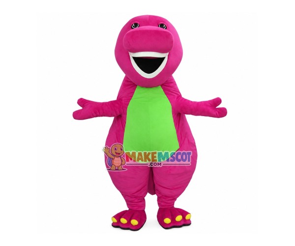 Barney Dinosaur Mascot Costume