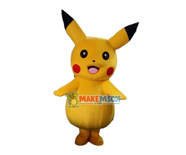 Cartoon Pikachu Mascot Costume Cartoon Pikachu Mascot Costume