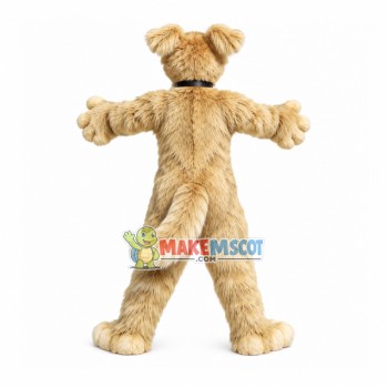 Brown Husky Dog Mascot Costume