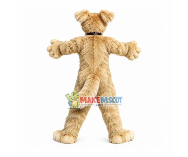 Brown Husky Dog Mascot Costume Brown Husky Dog Mascot Costume
