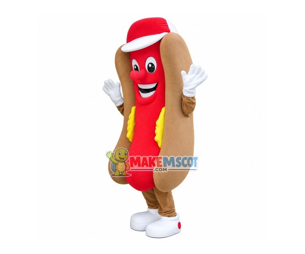 Professional Hot Dog Mascot Costume Professional Hot Dog Mascot Costume
