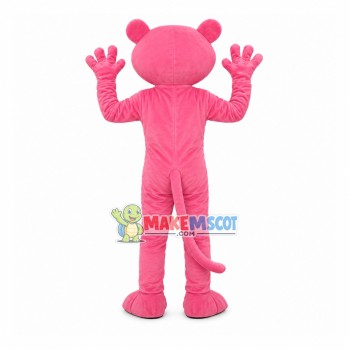 Cartoon Pink Panther Mascot Costume Cartoon Pink Panther Mascot Costume