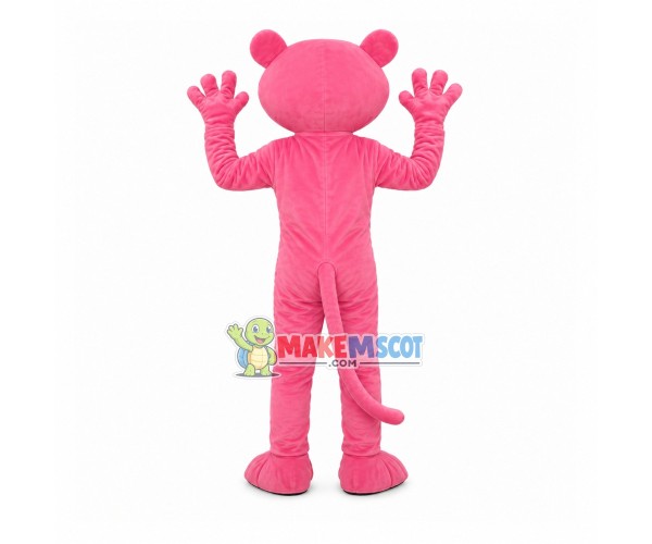 Cartoon Pink Panther Mascot Costume Cartoon Pink Panther Mascot Costume