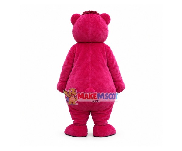 Pink Happy Bear Mascot Costume Pink Happy Bear Mascot Costume