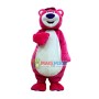 Pink Happy Bear Mascot Costume
