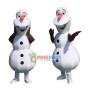 Smiling Olaf Mascot Costume Halloween Mascot Costume (US IN STOCK)