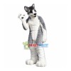Wolf Dog Husky Fursuit Furry Mascot Costume Cosplay Party Dress Outfit Adult Size