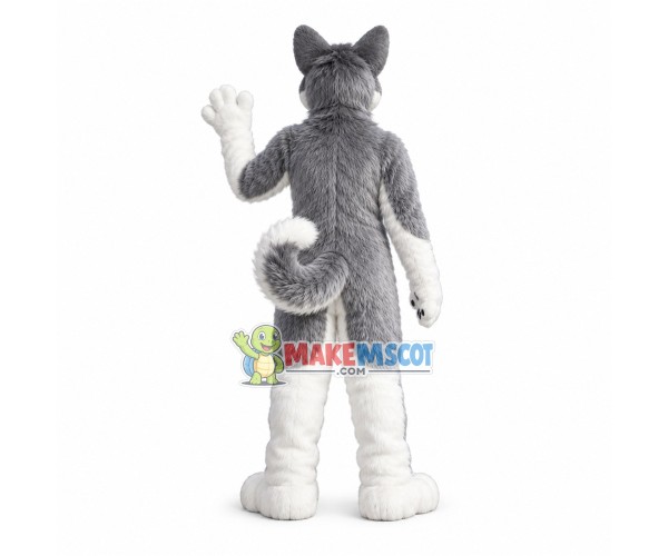 Wolf Dog Husky Fursuit Furry Mascot Costume Cosplay Party Dress Outfit Adult Size Wolf Dog Husky Fursuit Furry Mascot Costume Cosplay Party Dress Outfit Adult Size