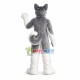 Wolf Dog Husky Fursuit Furry Mascot Costume Cosplay Party Dress Outfit Adult Size Wolf Dog Husky Fursuit Furry Mascot Costume Cosplay Party Dress Outfit Adult Size